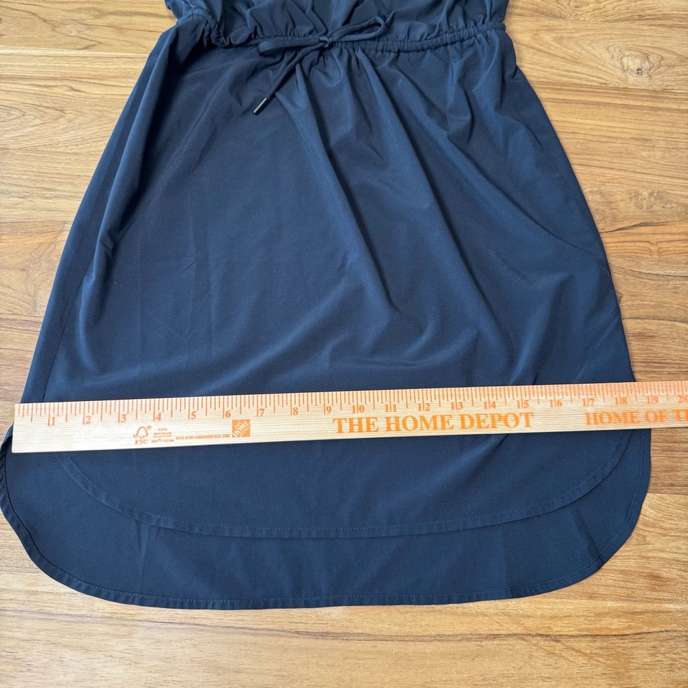 Athleta Dress Women’s XXS Black Tied at Waist Sleeveless - Picture 5 of 9